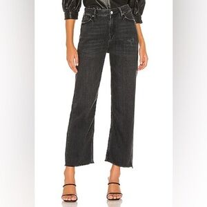 All Saints Ash Boyfriend Jeans in Washed Black Size 32
